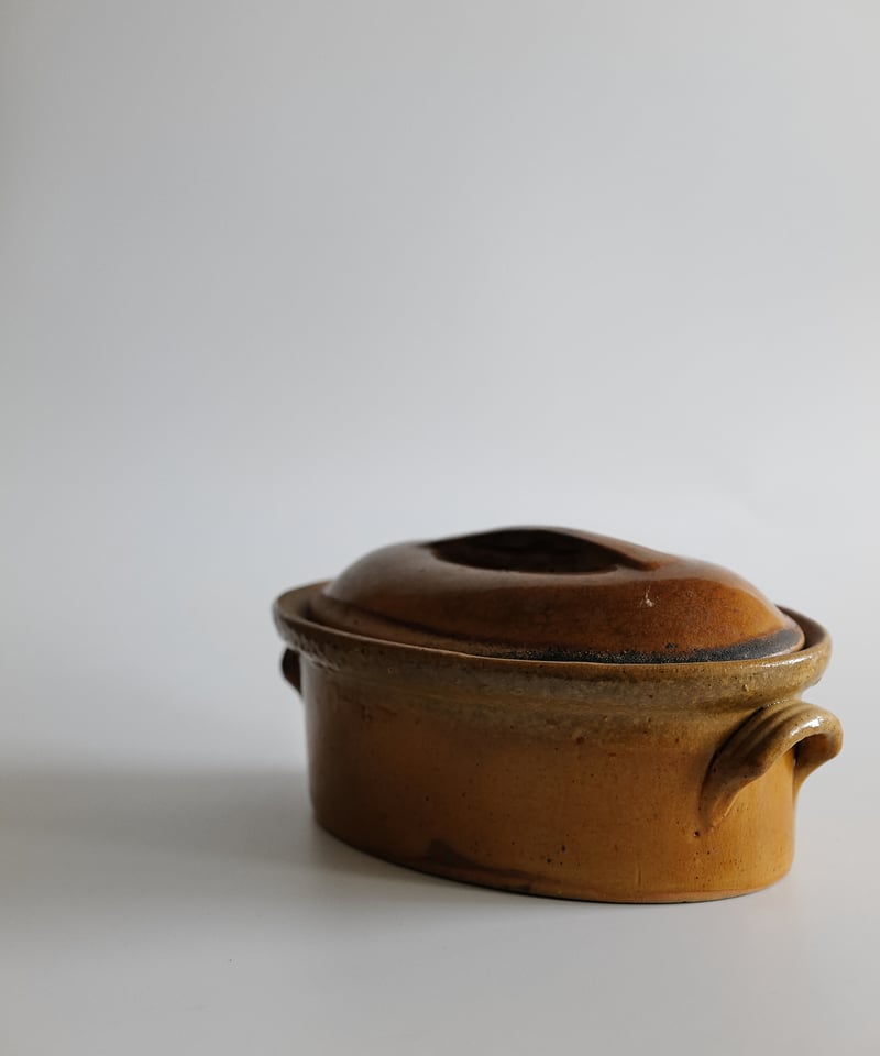 フランス 南仏 テリーヌポット 蓋付き容器 アンティーク フランス 南仏 テリーヌポット 蓋付き容器 アンティーク フランス