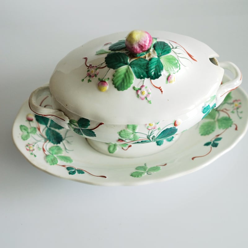 ジョルジュ・サンドのいちご皿 FRAISE クレイユモントロー B *状態良