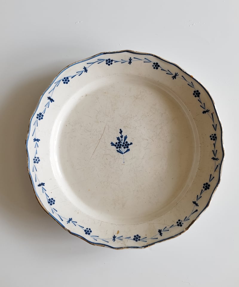 NIMI 小花柄の皿 1800年代 NIMI 小花柄の皿 1800年代 | chez Augustins