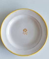 ムスティエ釉 小花柄のサラダボウル | chez Augustins