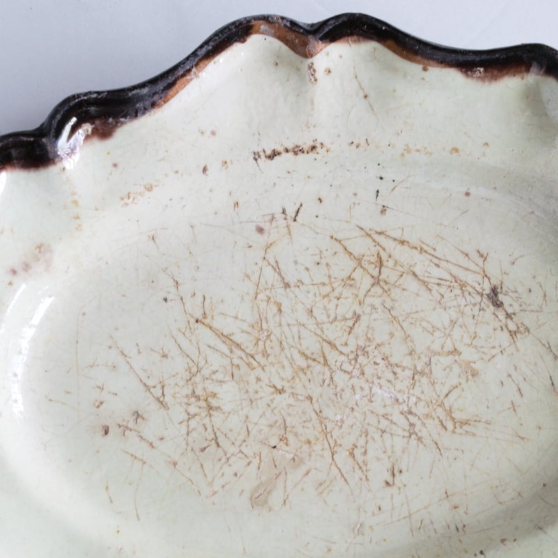 南仏陶器 キュノワールのようなオーバル皿 南仏陶器 キュノワールのようなオーバル皿 | chez Augustins