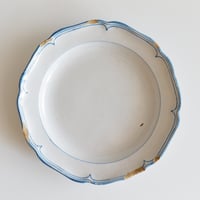 クレイユ窯 月桂樹モチーフのプレート B | chez Augustins クレイユ窯 月桂樹モチーフのプレート B | chez Augustins