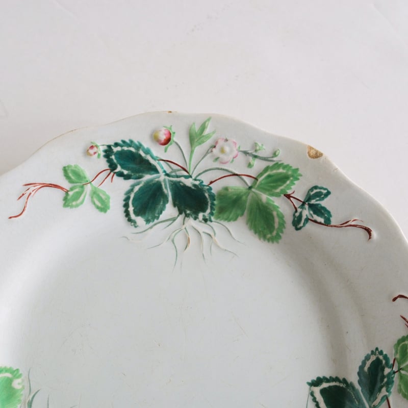 ジョルジュ・サンドのいちご皿 FRAISE クレイユモントロー C *状態良