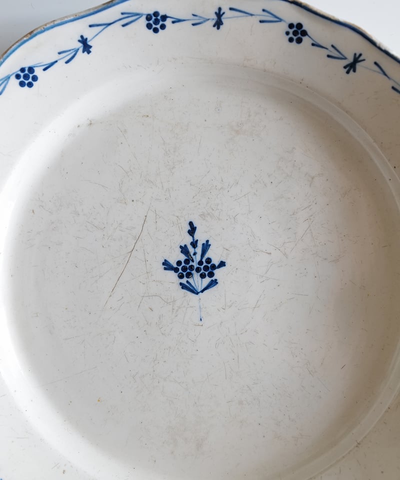NIMI 小花柄の皿 1800年代 NIMI 小花柄の皿 1800年代 | chez Augustins