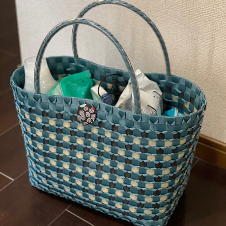--- MARCHE BAG ---　[ blue / Size L ]
