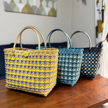 --- MARCHE BAG ---　[ blue / Size L ]