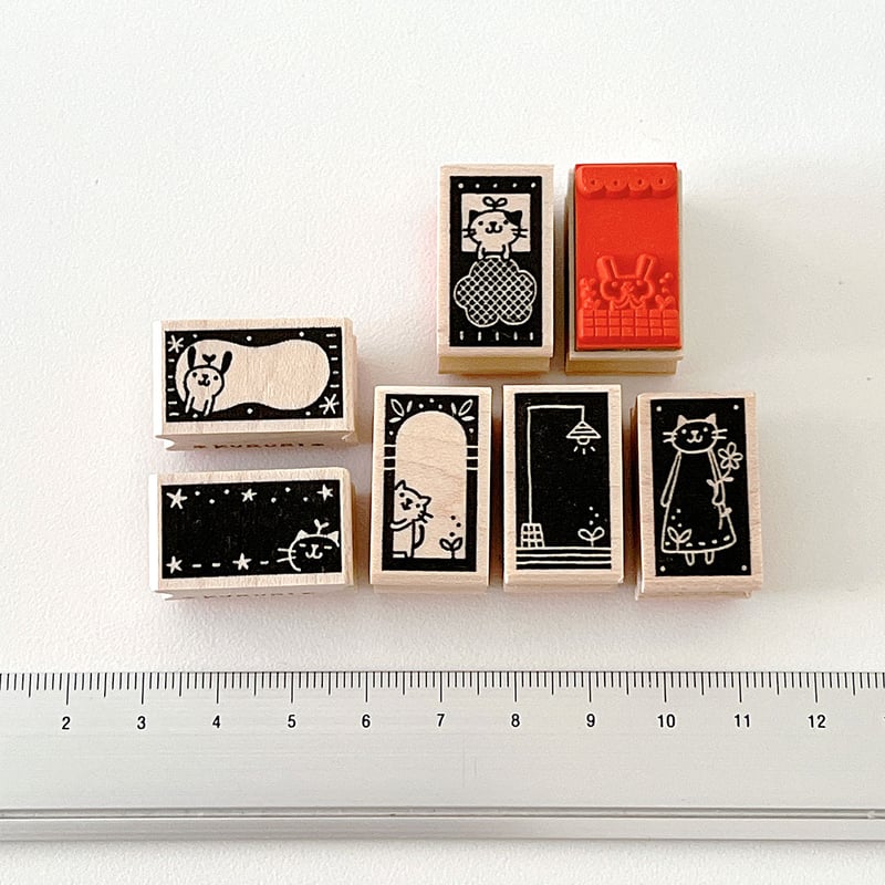 ラベラーシール風スタンプ | *KURURI*