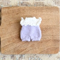 Frills Overalls (1/12-Doll) 【lavender】