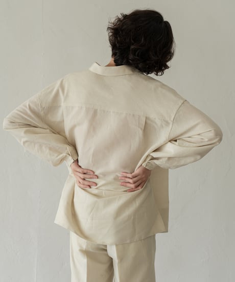 【05 series】Utopia | Skipper Shirt (Beige)