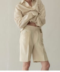 【05 series】Utopia | Tailored half pants (Beige)