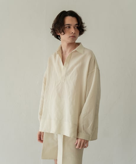 【05 series】Utopia | Skipper Shirt (Beige)