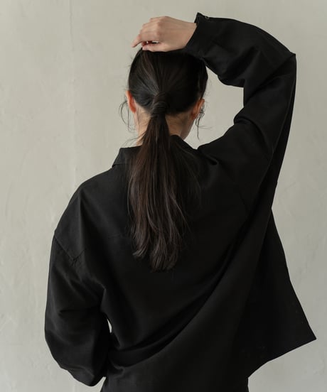 【05 series】Utopia | Skipper Shirt (Black)