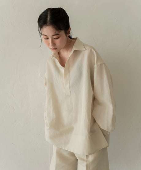 【05 series】Utopia | Tailored half pants (Beige)