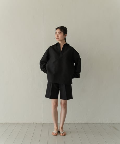 【05 series】Utopia | Skipper Shirt (Black)