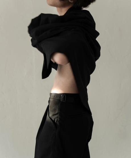 【05 series】Utopia | Tailored half pants (Black)