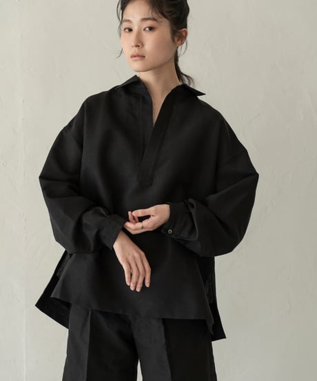 【05 series】Utopia | Tailored half pants (Black)
