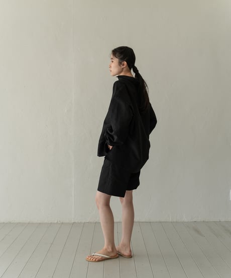 【05 series】Utopia | Skipper Shirt (Black)