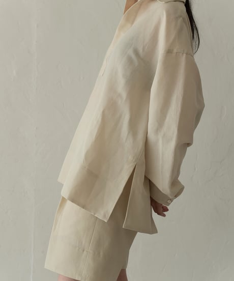 【05 series】Utopia | Tailored half pants (Beige)