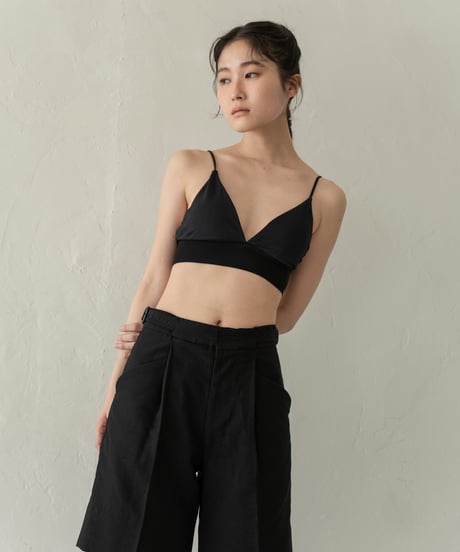【05 series】Utopia | Tailored half pants (Black)