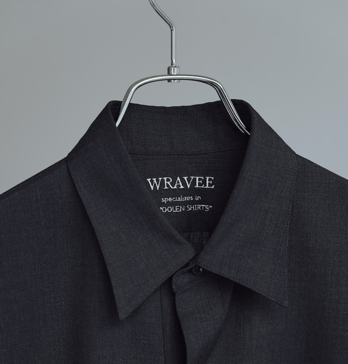 【激レア最安値】Super110's Wool Shirts 黒グレー二枚売り 激レア最安値】Super110's Wool Shirts 黒グレー二枚売り