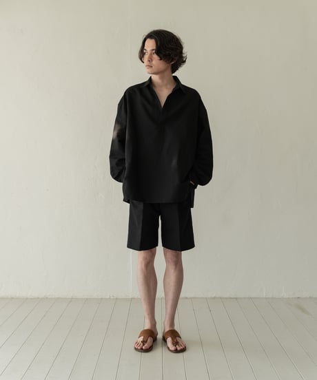 【05 series】Utopia | Skipper Shirt (Black)