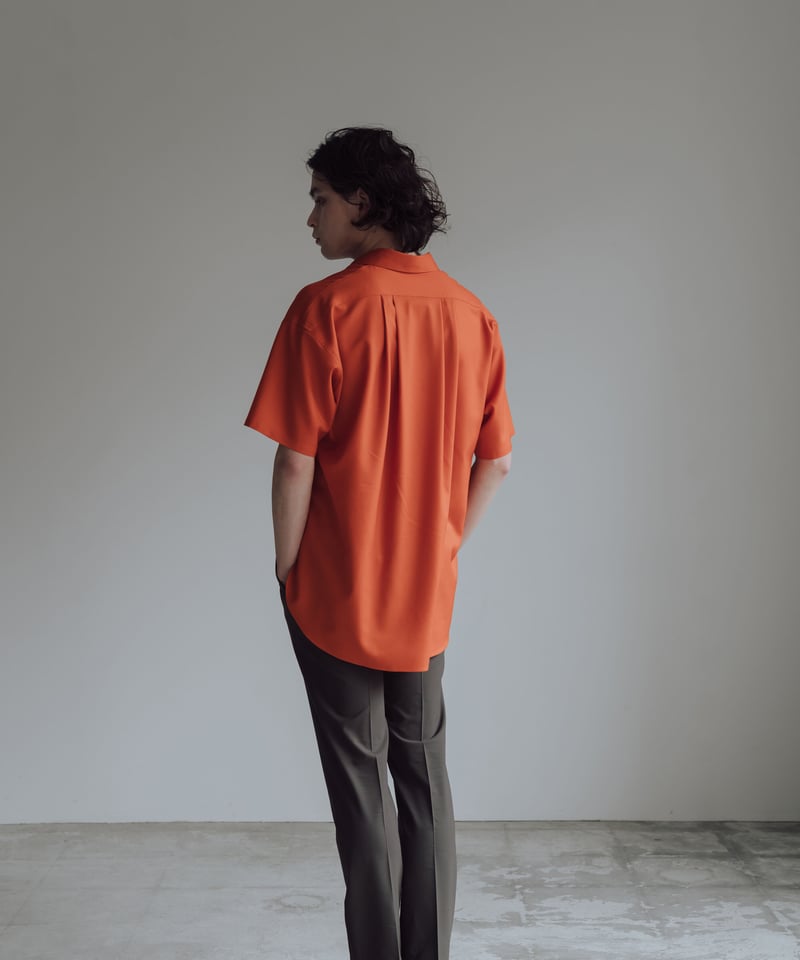 WRAVEE 03 series Oaji オレンジ ウールシャツ WRAVEE 03 series Oaji オレンジ ウールシャツ - メルカリ