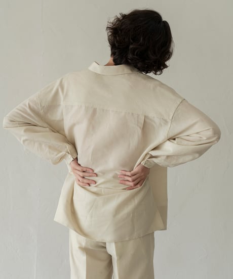 【05 series】Utopia | Tailored half pants (Beige)