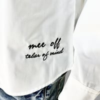 [MEE-008] HEM EMBROIDERY SHIRT (WHT)