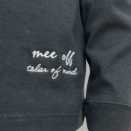 [MEE-003] HEM EMBROIDERY LONGSLEEVE T-SHIRT (BLK)