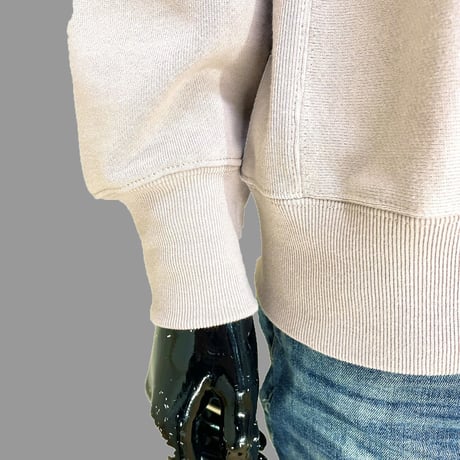 [MEE-010] CHEST EMBROIDERY CREW SWEAT [Brushed back] (SP)