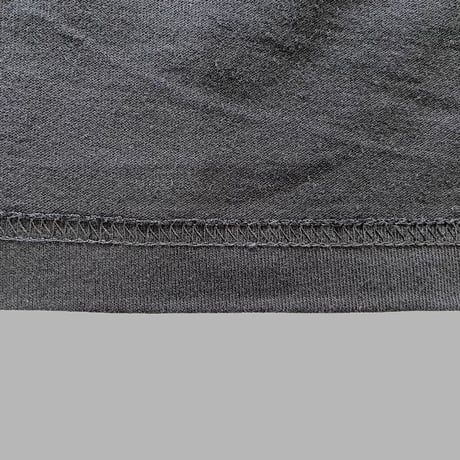 [MEE-004] FRONT EMBROIDERY LONGSLEEVE T-SHIRT [BLK×WHT]