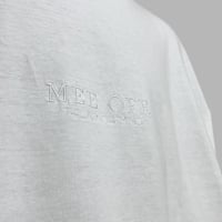 [MEE-004] FRONT EMBROIDERY LONGSLEEVE T-SHIRT [WHT×WHT]