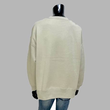 [MEE-005] FRONT LOGO EMBROIDERY CREW SWEAT [Brushed back] (SB)