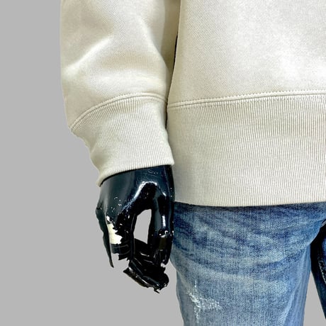 [MEE-005] FRONT LOGO EMBROIDERY CREW SWEAT [Brushed back] (SB)