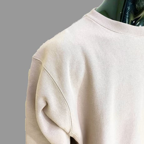 [MEE-010] CHEST EMBROIDERY CREW SWEAT [Brushed back] (SP)