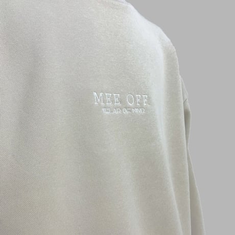 [MEE-005] FRONT LOGO EMBROIDERY CREW SWEAT [Brushed back] (SB)