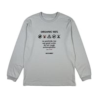 ORGANIC 100%  LONG T-SHIRT  (GREY)