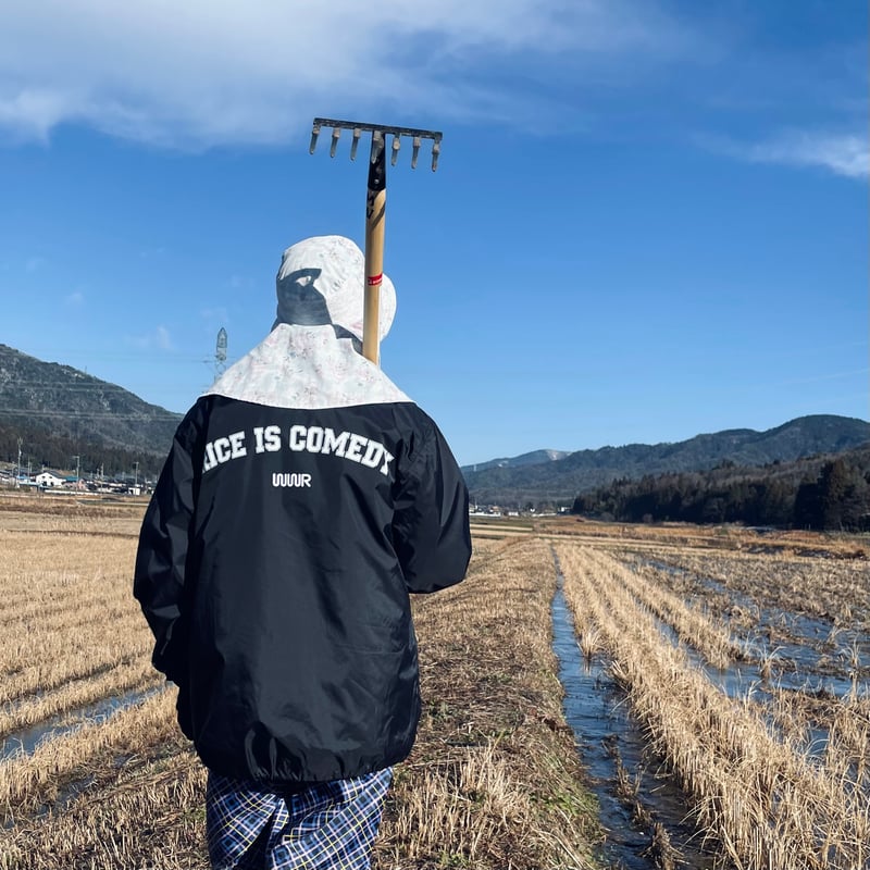 受注生産】RIC COLLEGE コーチジャケット | RICE IS COMEDY 受注生産】RIC COLLEGE コーチジャケット | RICE IS COMEDY