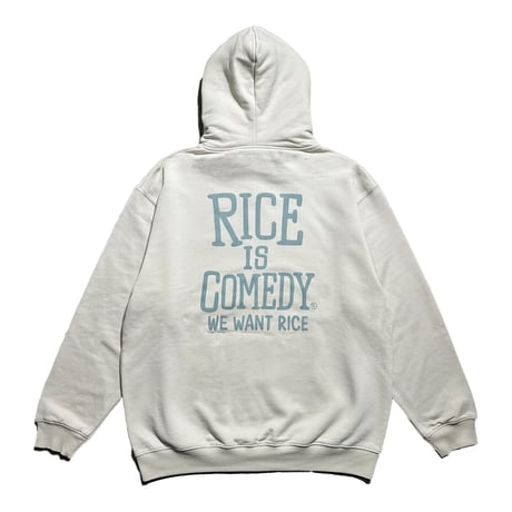 HAND WRITTEN RICE HOODIE  (BEIGE)