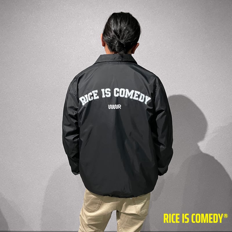 受注生産】RIC COLLEGE コーチジャケット | RICE IS COMEDY