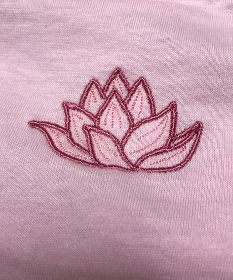 ロータス刺繍Tシャツ ( ロータス / 4.5oz ）