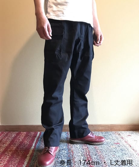 ストレッチデニムワークパンツ（ダークindigo）8~9オンス：薄手〜普通