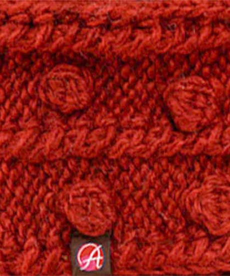 手編みニットマフラー