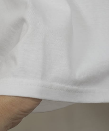刺繍Tシャツ (アジアンクラウド・6oz/ホワイト）