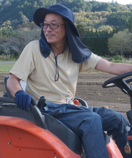竹炭ファイバー垂れ付き帽子（ネイビー）
