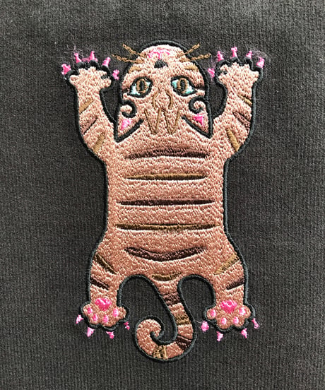 刺繍サコッシュ (CAT- No.9) 茶トラ2