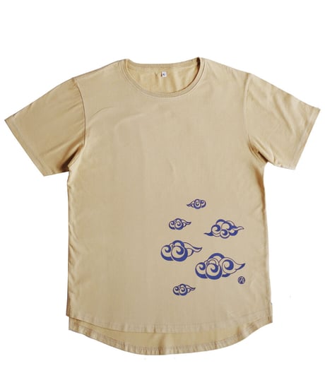 雲プリントTシャツ