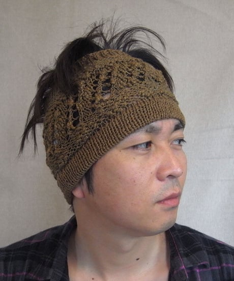 手編みコットンヘアバンド [ コットン ]