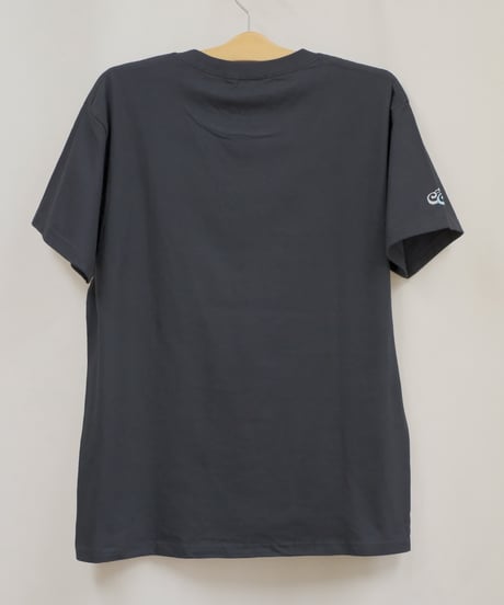 刺繍Tシャツ (アジアンクラウド・6oz/ブラック）