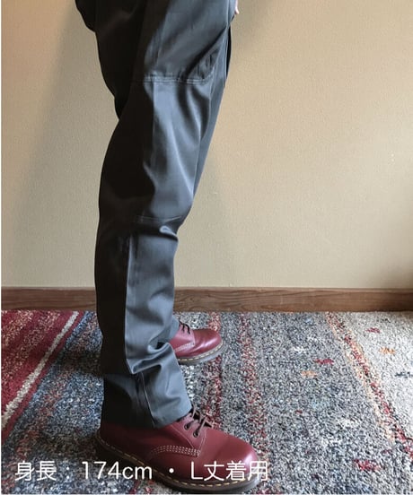 オーガニックコットンワークパンツ (グレー)